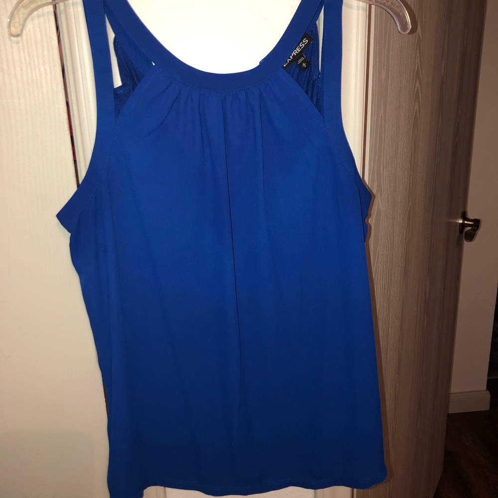 Express blue blouse